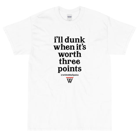 The #WhiteBballPains T-Shirt Front