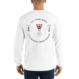 #WhiteBballPains Circle Logo Long Sleeve