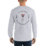 #WhiteBballPains Circle Logo Long Sleeve